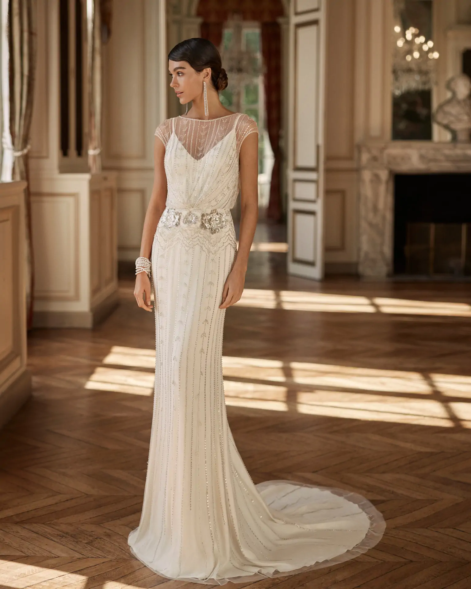 figurbetontes 20er jahre vintage brautkleid von rosa clara