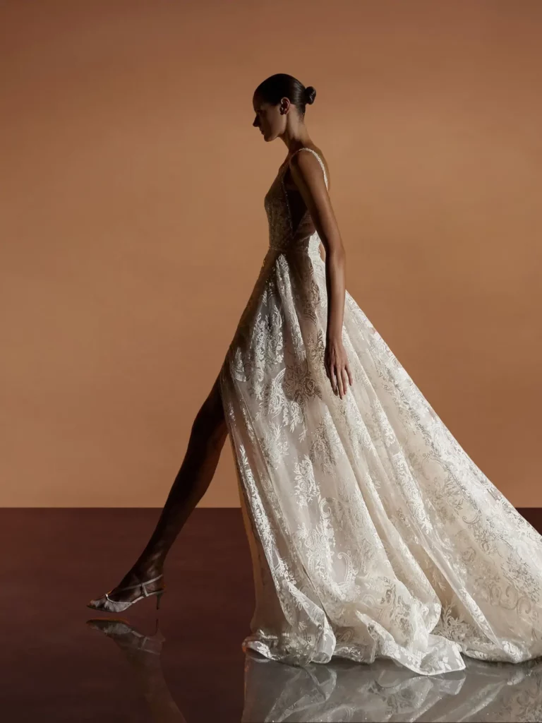 glamouröses a linie hochzeitskleid von pronovias