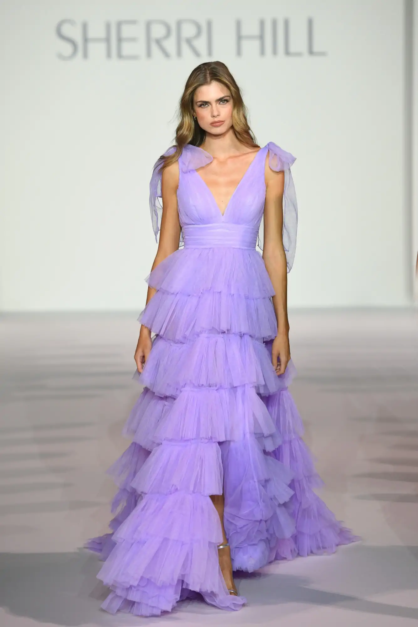 elegantes ausgestelltes abiballkleid inj lilia von sherri hill